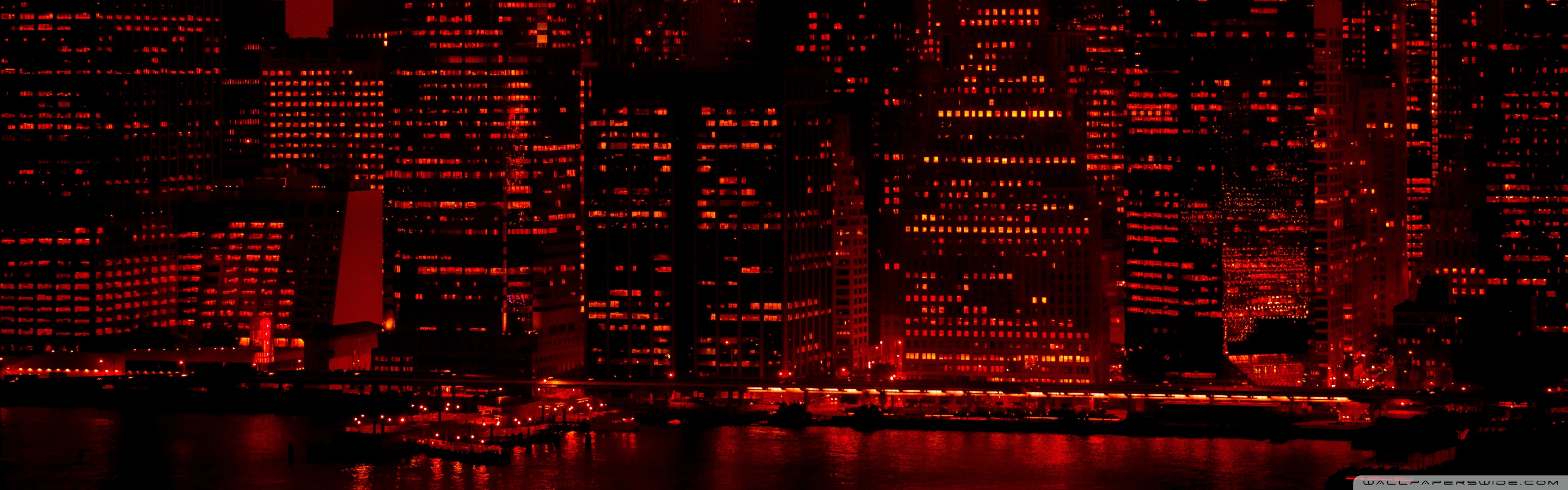 Red Sky At Night New York City Ultra HD Desktop Background Wallpaper for 4K UHD TV, Widescreen & UltraWide Desktop & Laptop, Multi Display, Dual Monitor, Tablet