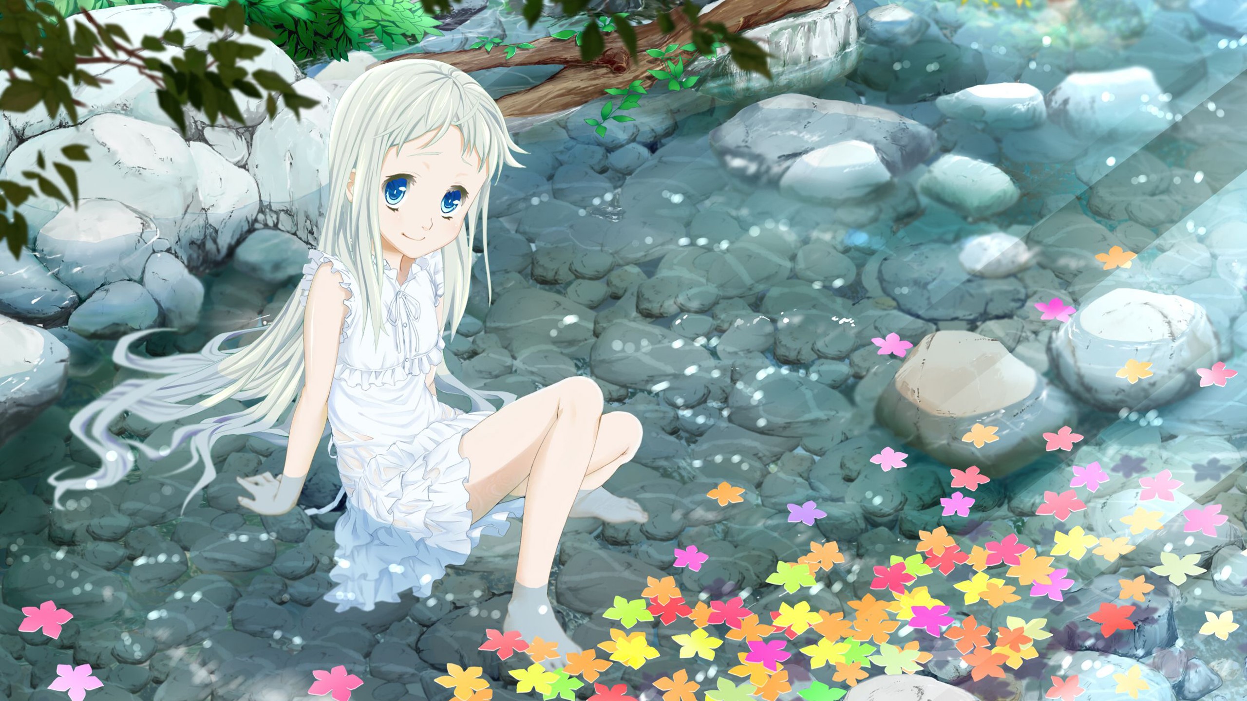 anime girls, anime, Honma Meiko, Ano Hi Mita Hana no Namae wo Bokutachi wa Mada Shiranai Gallery HD Wallpaper