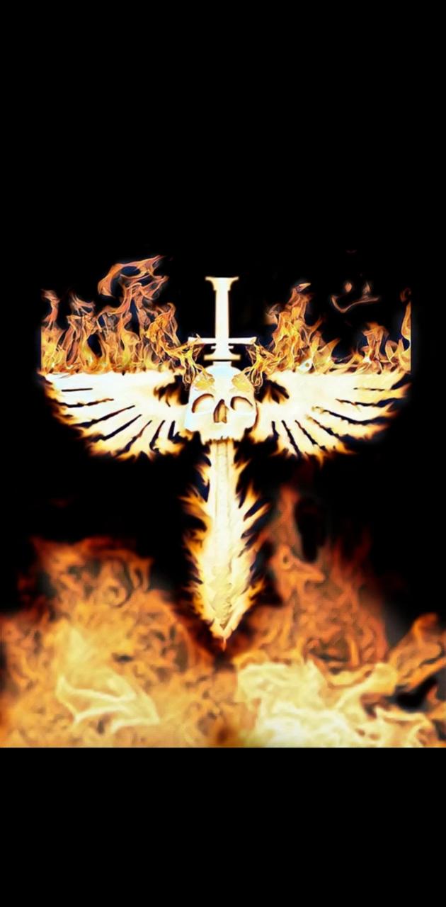 Fire sword wallpaper