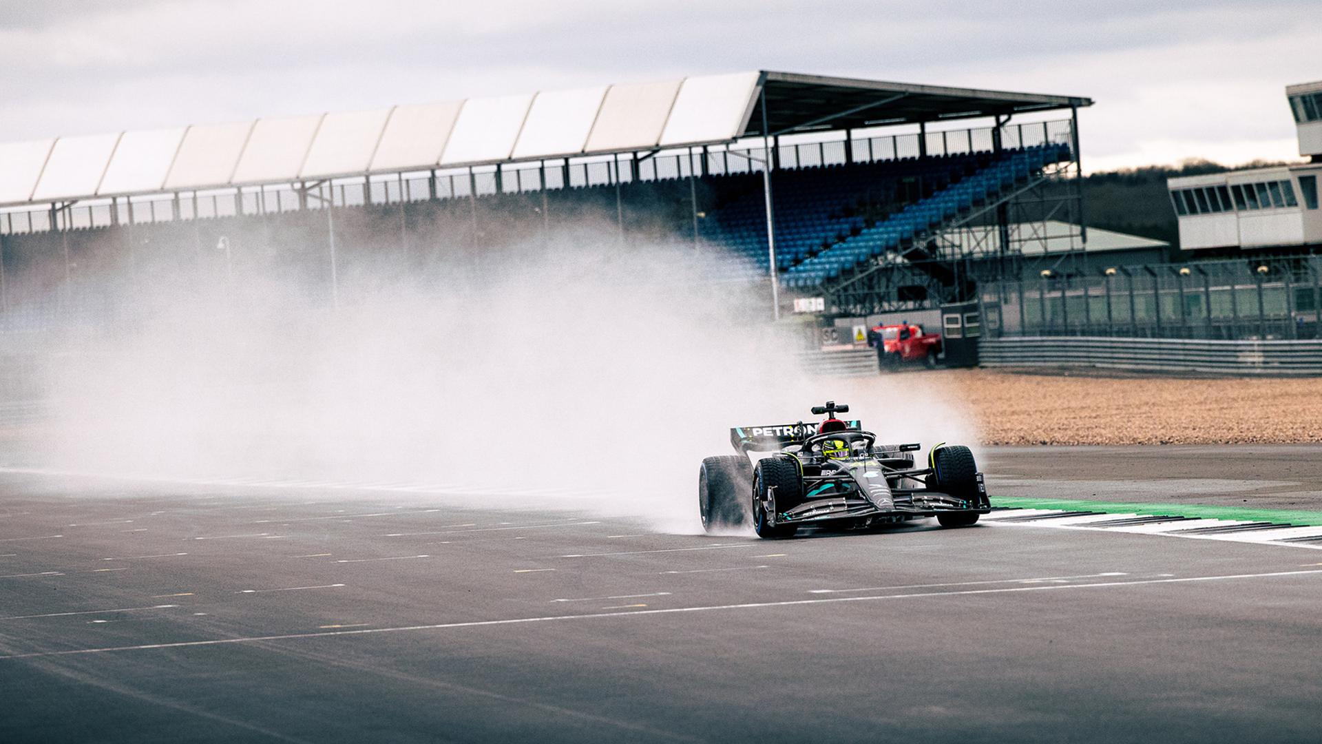 Hamilton reports 'useful findings' after Mercedes W14 hits the track at Silverstone. Formula 1®
