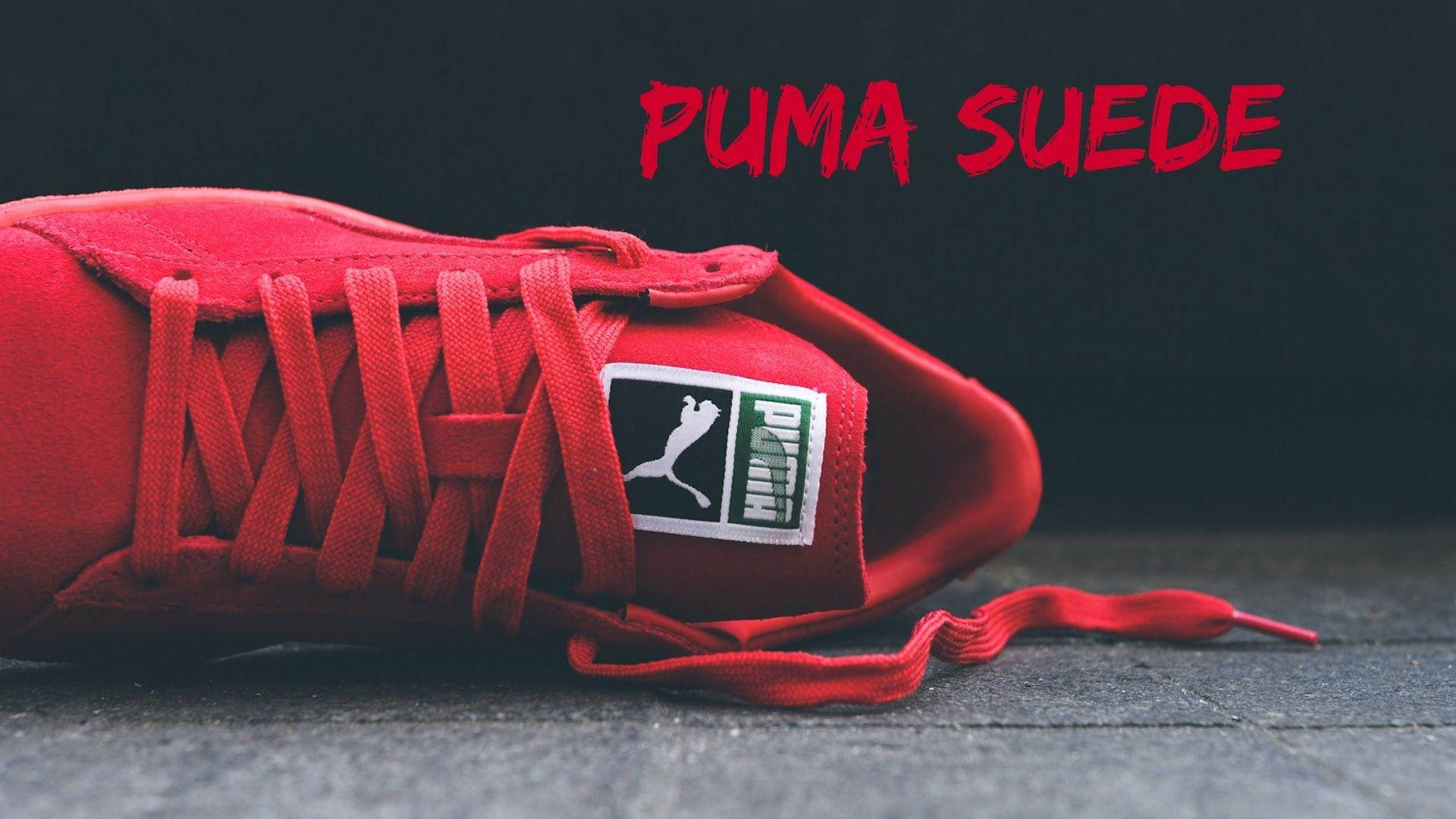 Download Puma Red Suede Wallpaper