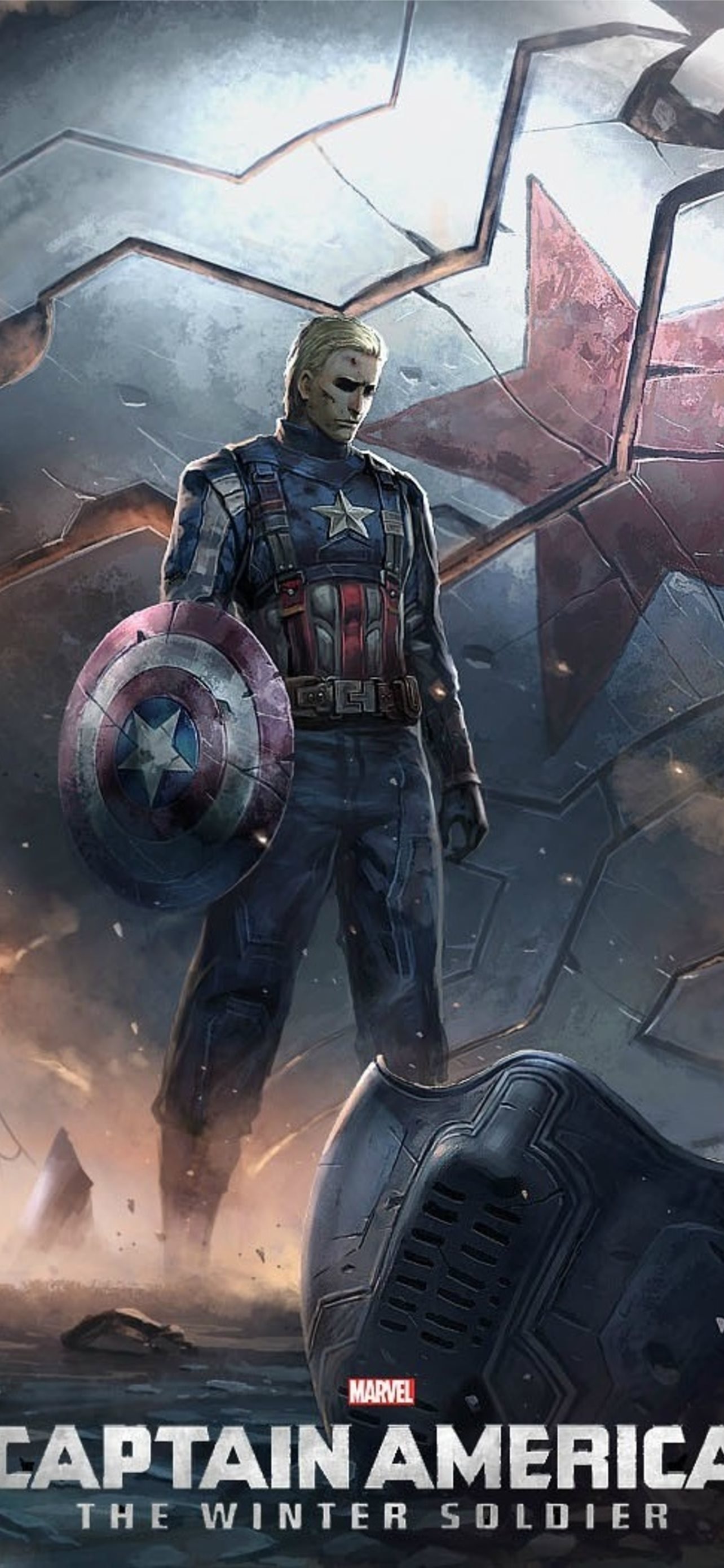 captain america the winter soldier iPhone Wallpaper Free Download