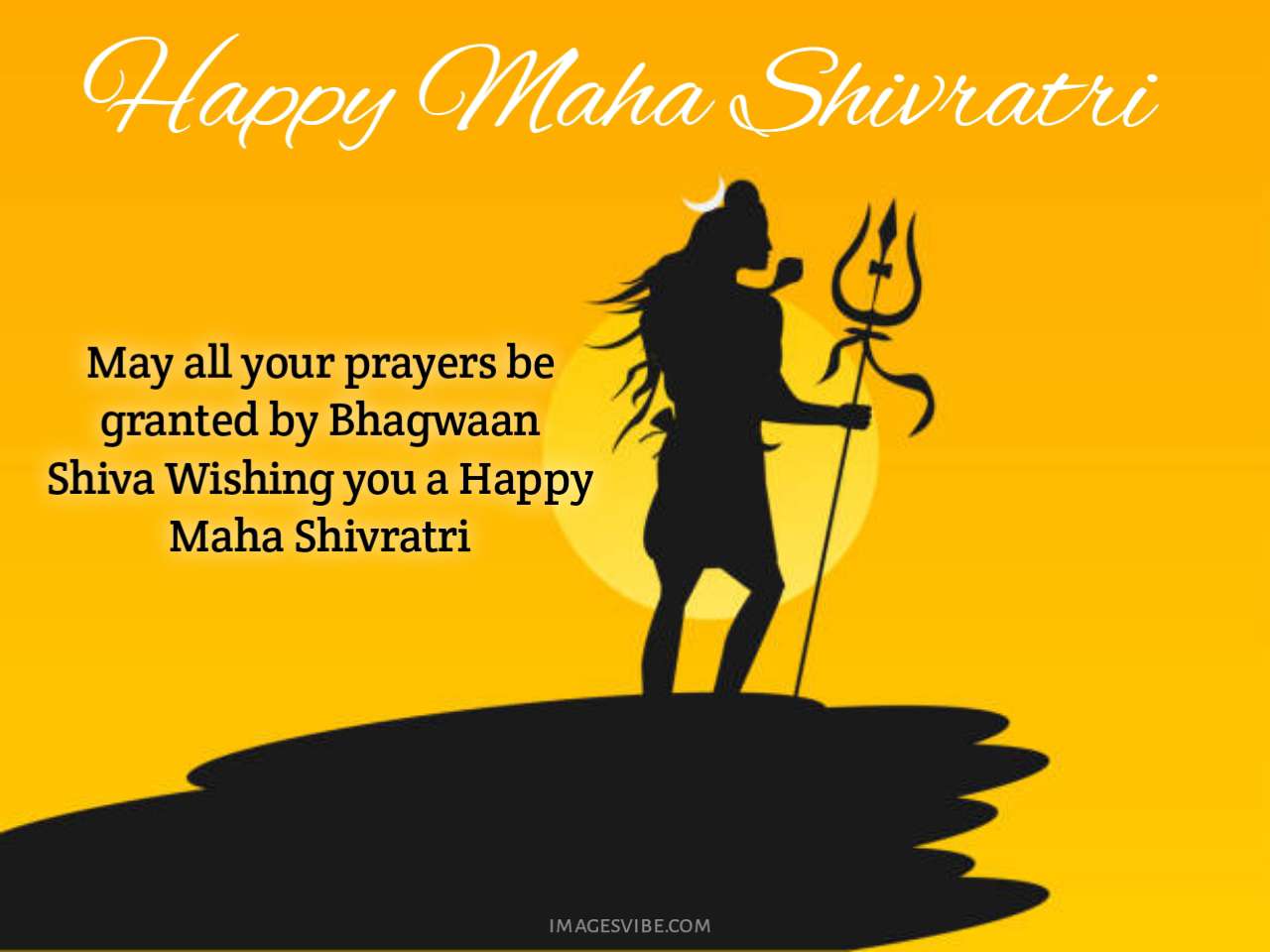 Happy Maha Shivratri Image Wishes & Messages