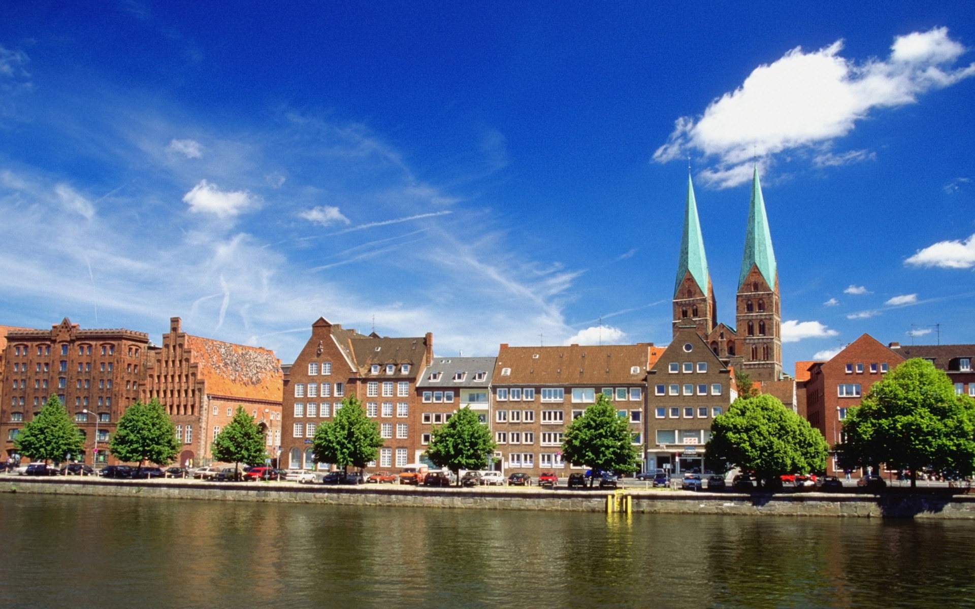 The Hanseatic City Of Lubeck Wallpaper