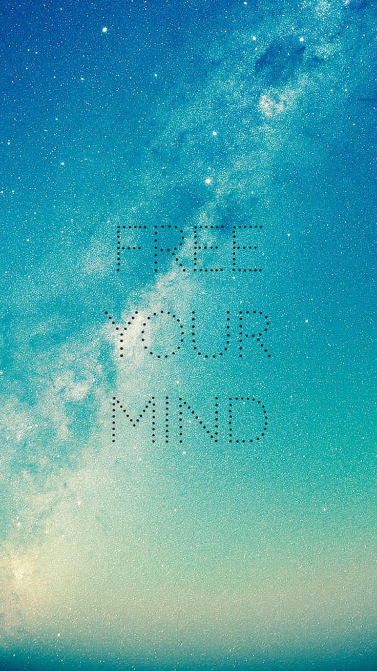 ↑↑TAP AND GET THE FREE APP! Art Creative Quote Sky Space Stars Galaxy Freedom Mind Blue HD i. Cool background for iphone, Wallpaper background, Cool background