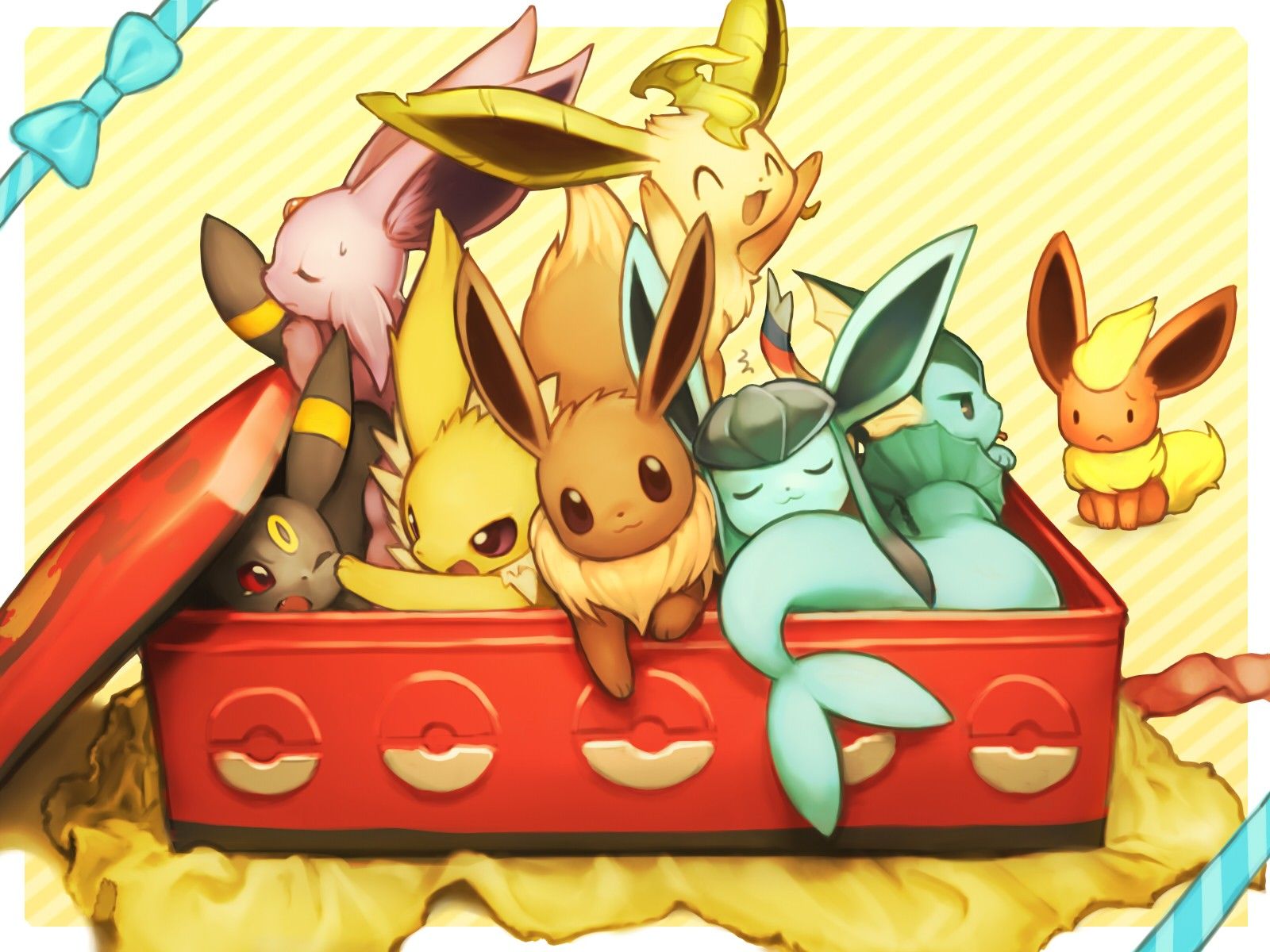 Sylveon Eevee Pokemon Wallpaper
