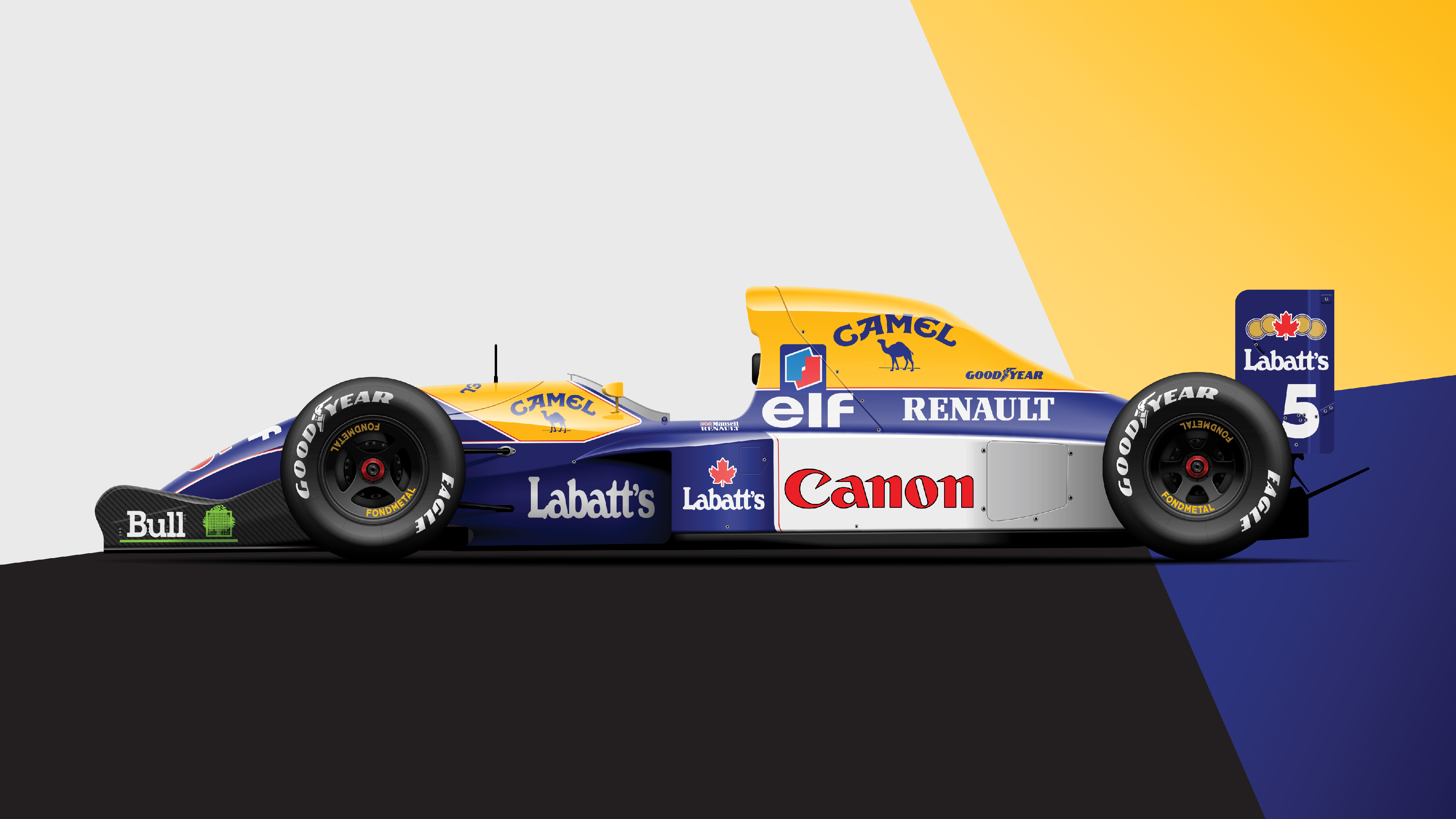 My artwork went viral yesterday and I just wanted to share some love for one for the greatest cars and teams in F1 history. Free 4K wallpaper just for you guys!