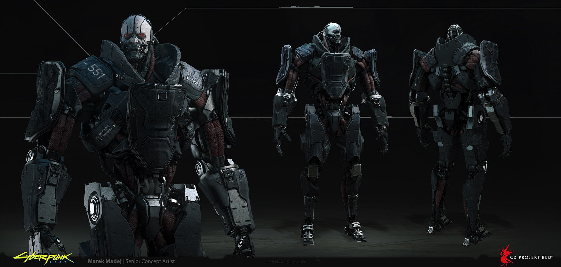 Cyberpunk 2077 Adam Smasher Design