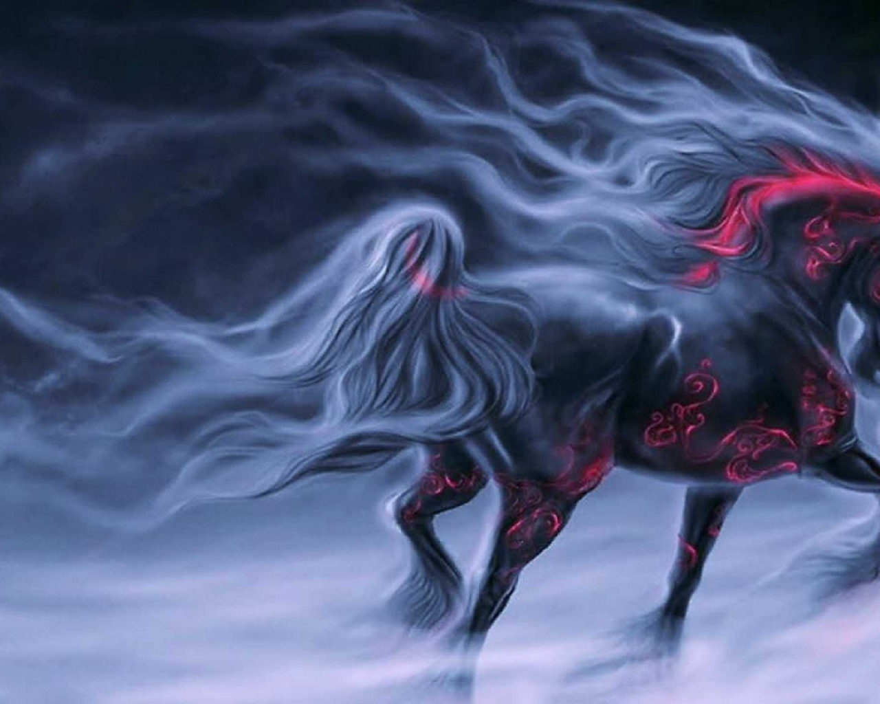 Black Unicorn Horse Wallpaper HD Download, Wallpaper13.com