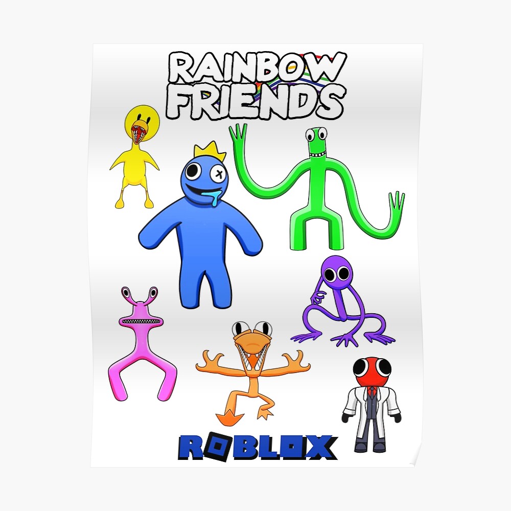 Rainbow Friends Sticker