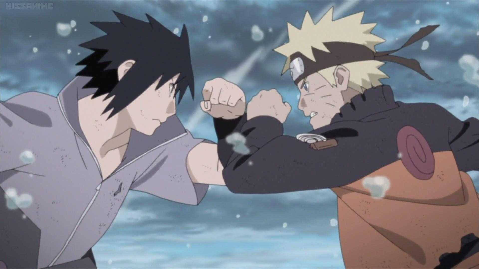 Download Teenage Naruto And Sasuke Taijutsu Battle Wallpaper