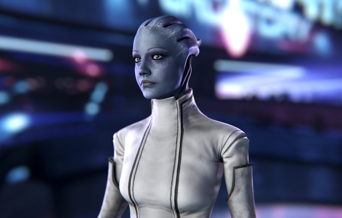 Wallpaper Mass Effect, asari, Liara T Soni, scientist image for desktop, section игры