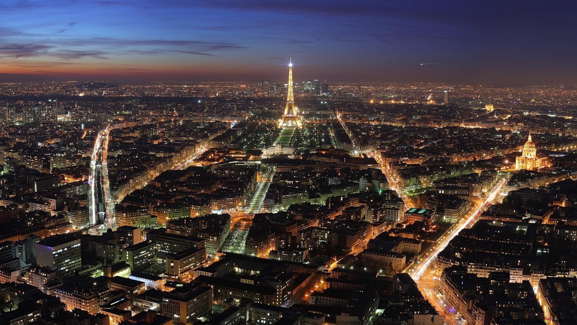 Paris nights HD wallpaper download