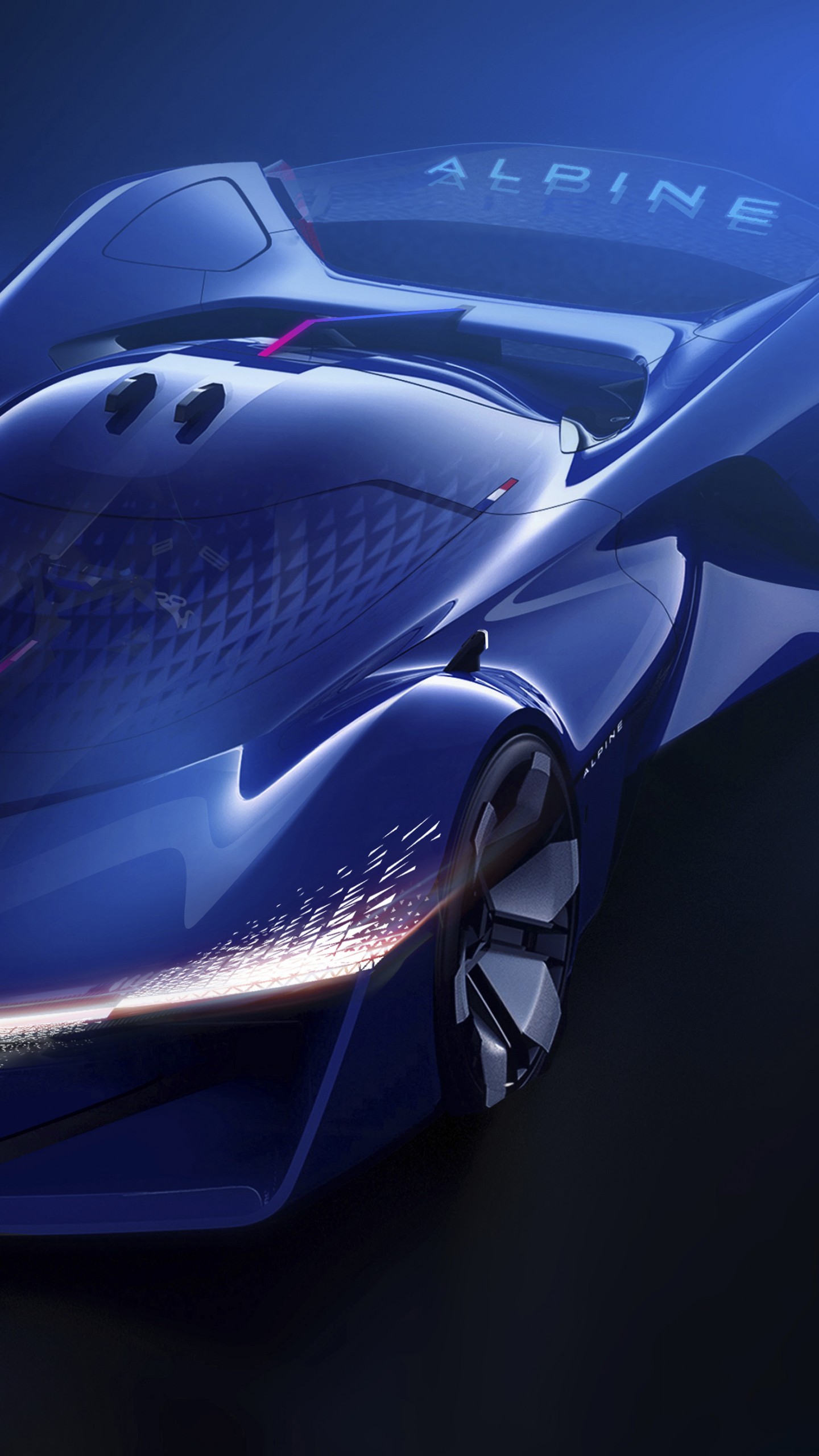 Wallpaper Alpine Alpenglow, 2023 cars, electric cars, 4K, Cars & Bikes