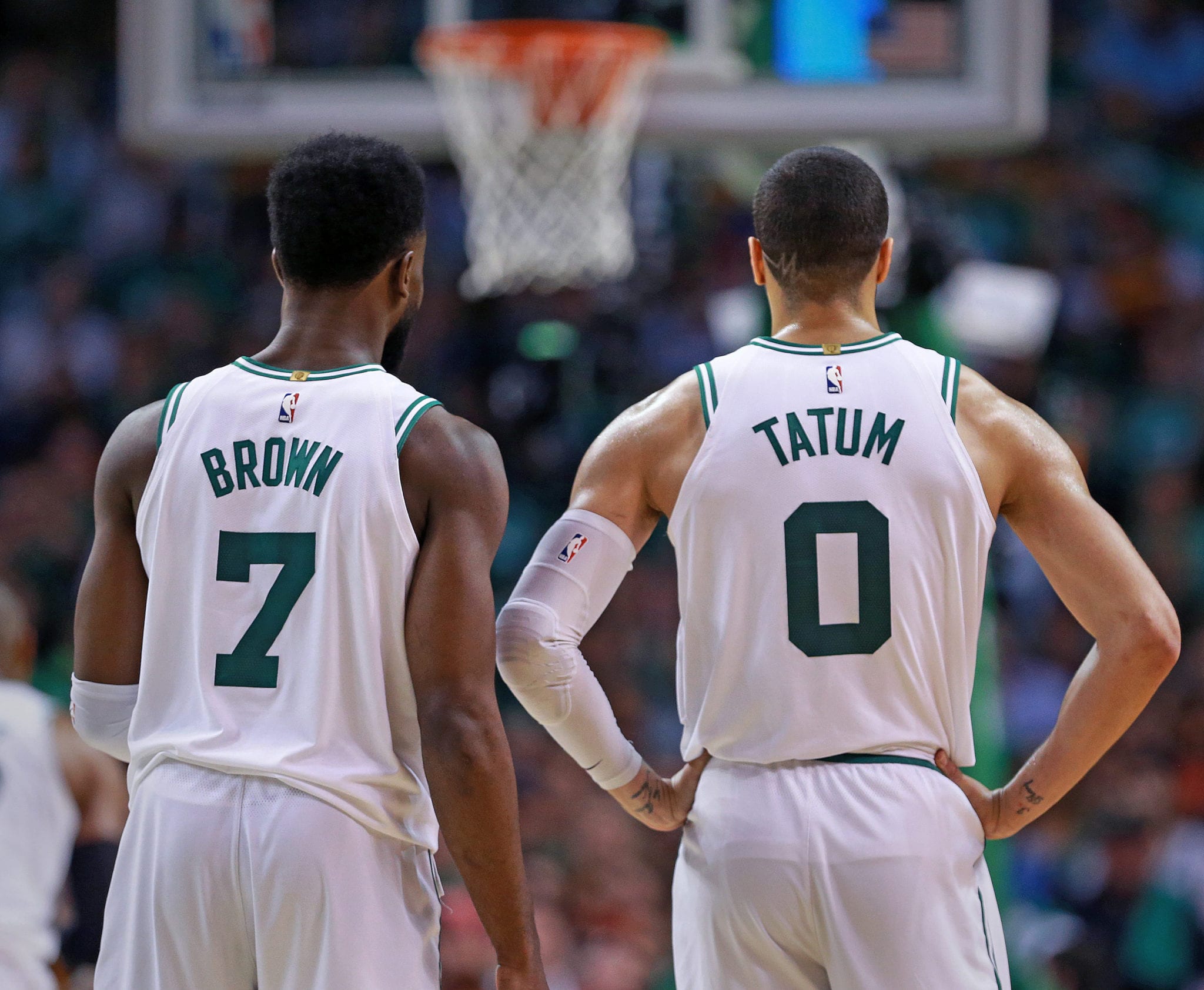 Jayson Tatum, Jaylen Brown Break Celtics Record in Season Opener