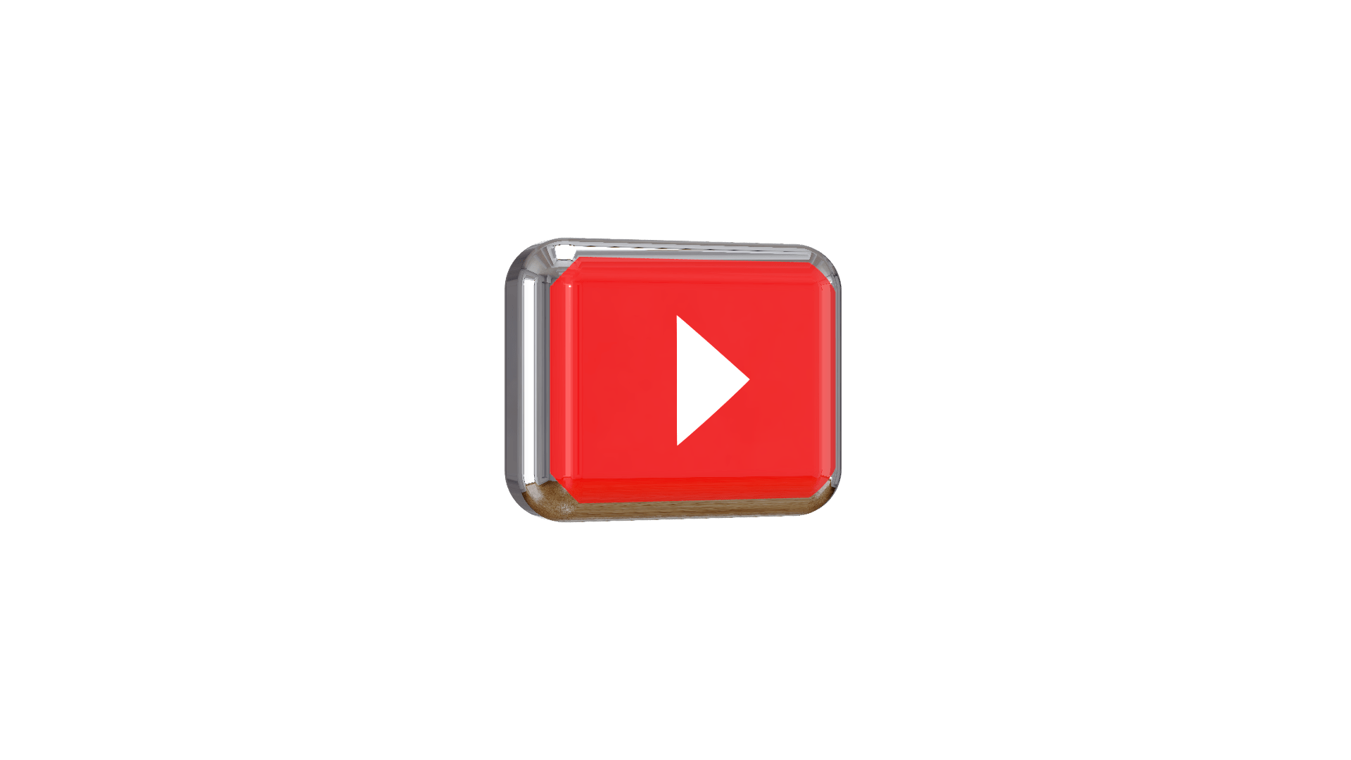 Youtube play button 3D png TUTORIALS. Greenscreen, Youtube, Play button