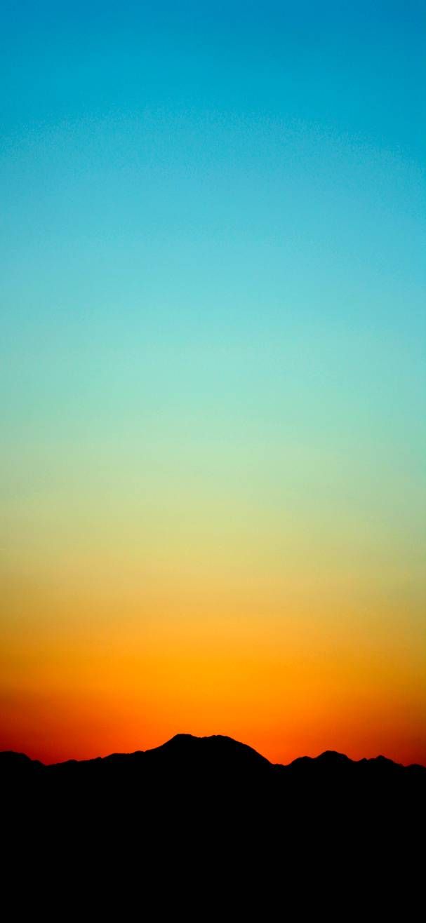 Orange Blue Gradient Wallpaper. Blue sunset, Sunset gradient, Orange wallpaper