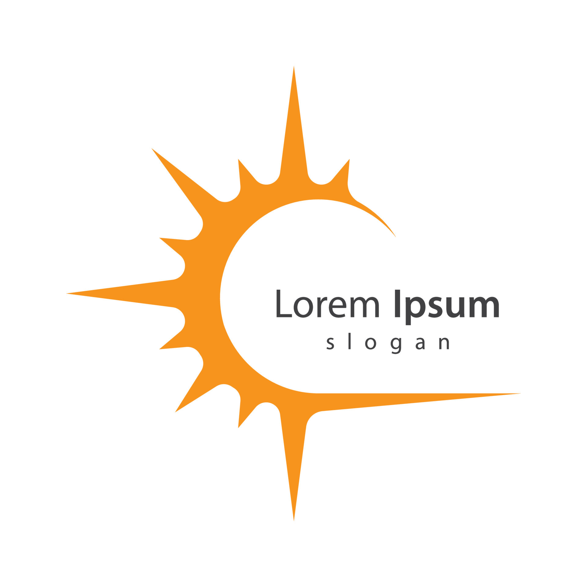 Sun logo image illustration
