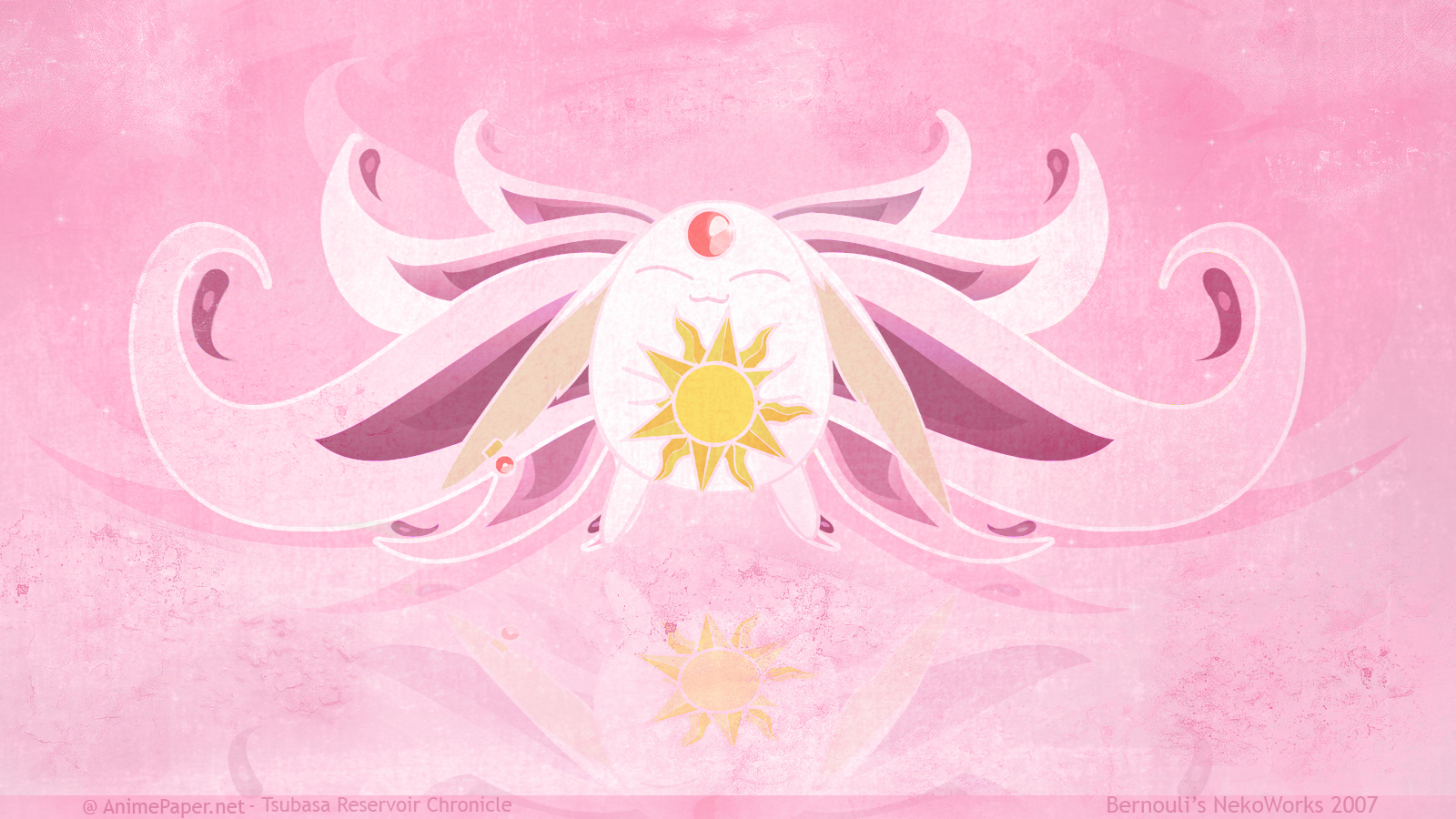 CLAMP Wallpaper: Mokona: Fly Away