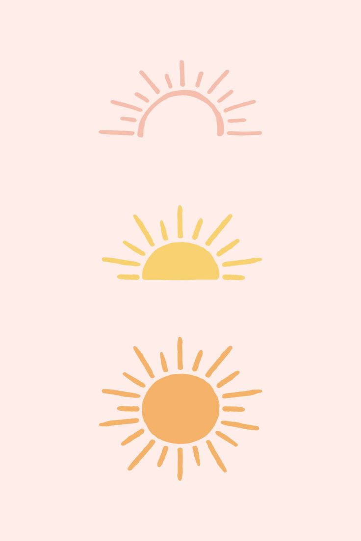 Colorful Sun Brand Marks. Sun drawing, Sun illustration, Sun logo