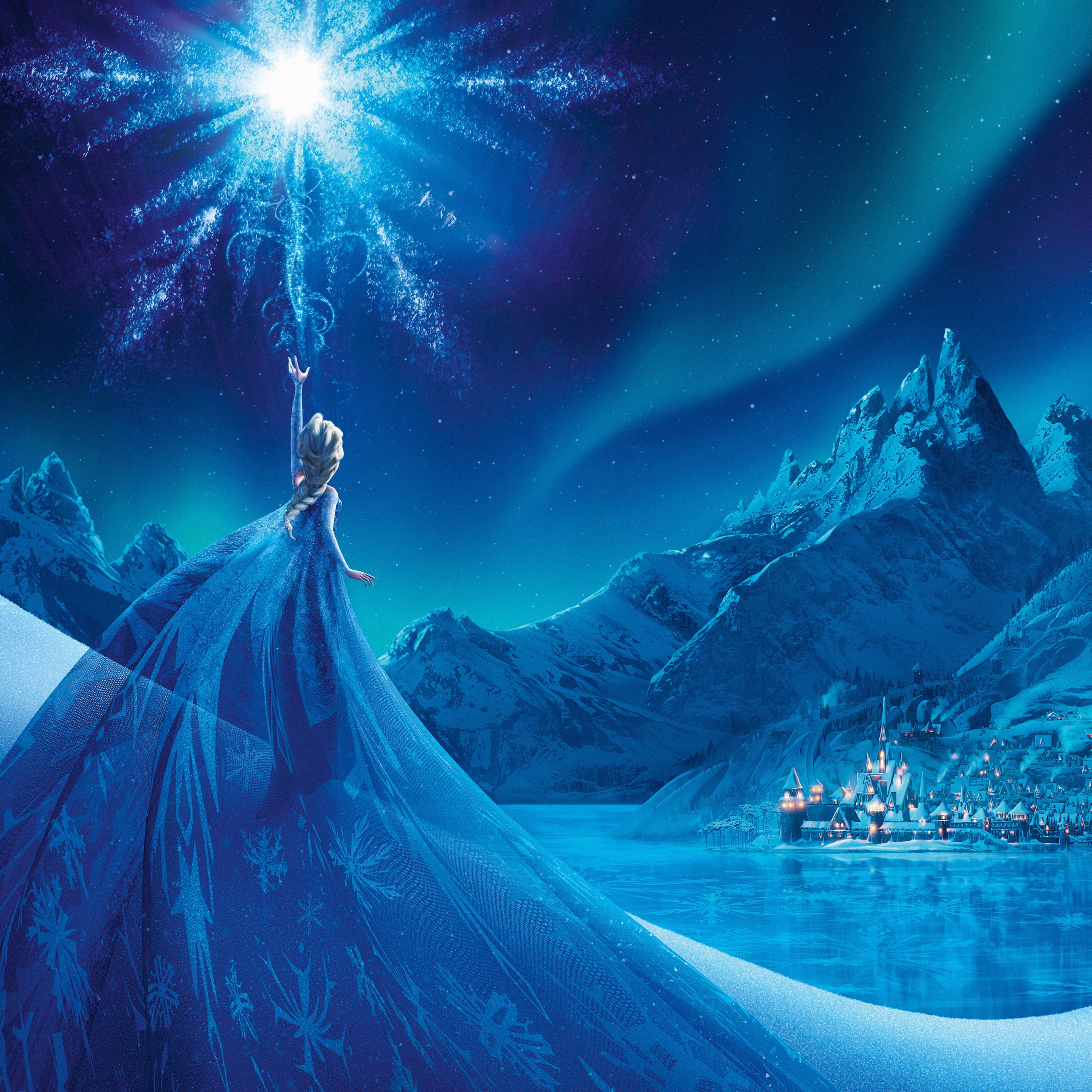Frozen Wallpaper 4K, Elsa, Disney Princess, Movies