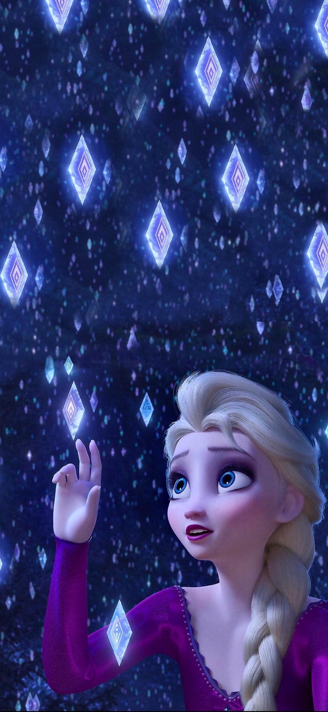 Elsa phone wallpaper ❄️