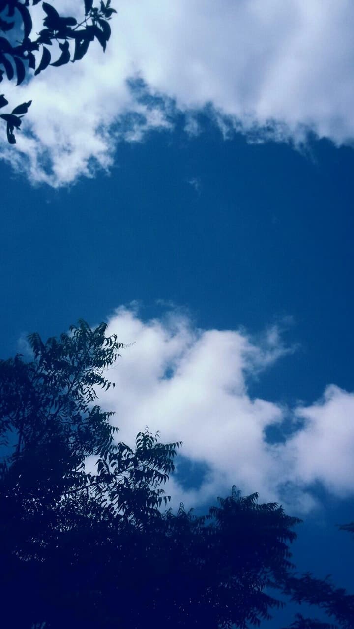 Blue Aesthetic Cloud Wallpaper