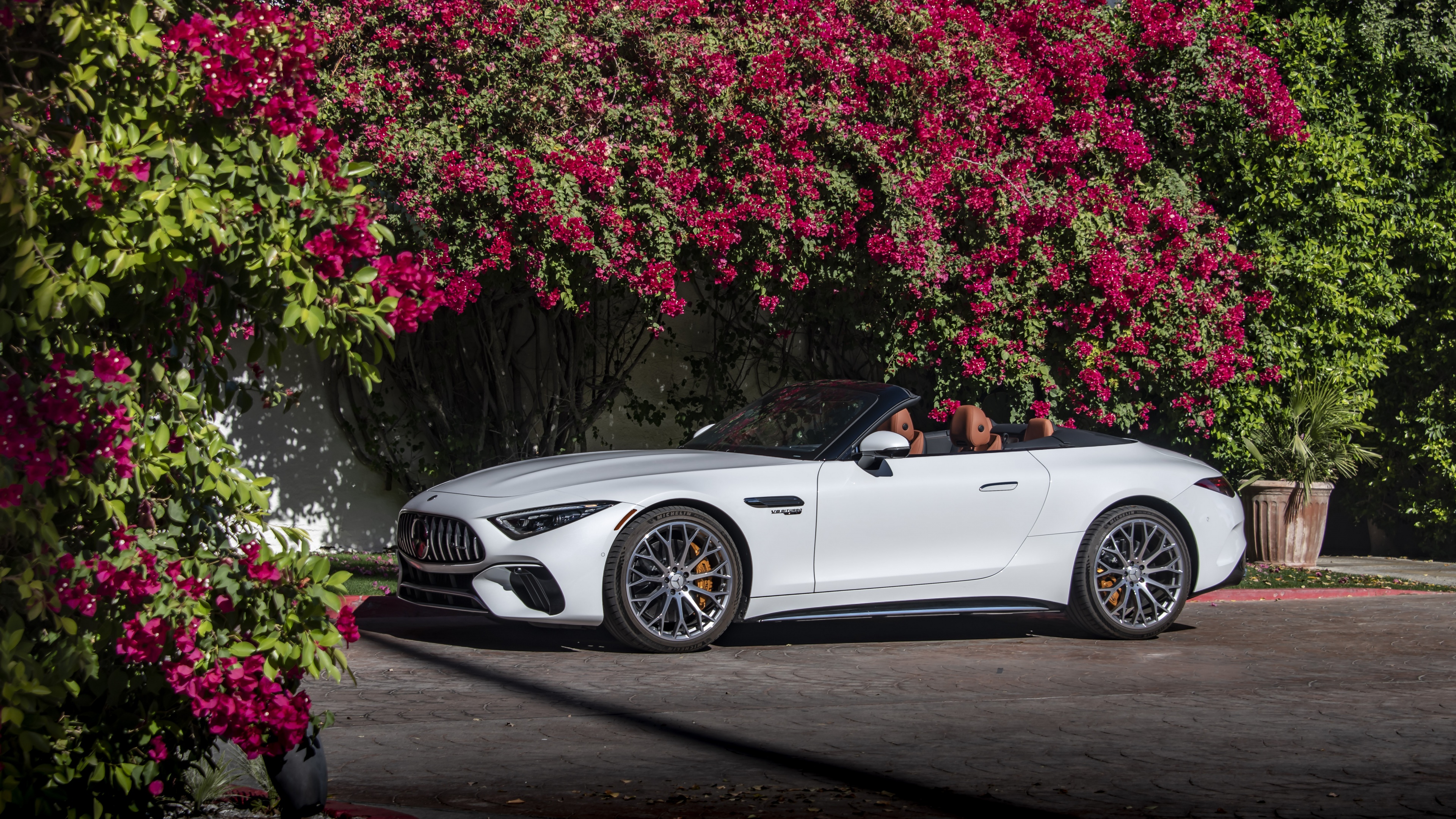 Mercedes AMG SL 55 4MATIC Wallpaper 4K, 2022, 5K, Cars