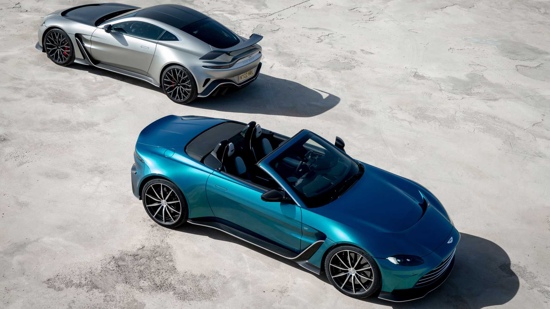 2023 Aston Martin V12 Vantage Roadster Debuts As A 690 HP Hair Dryer