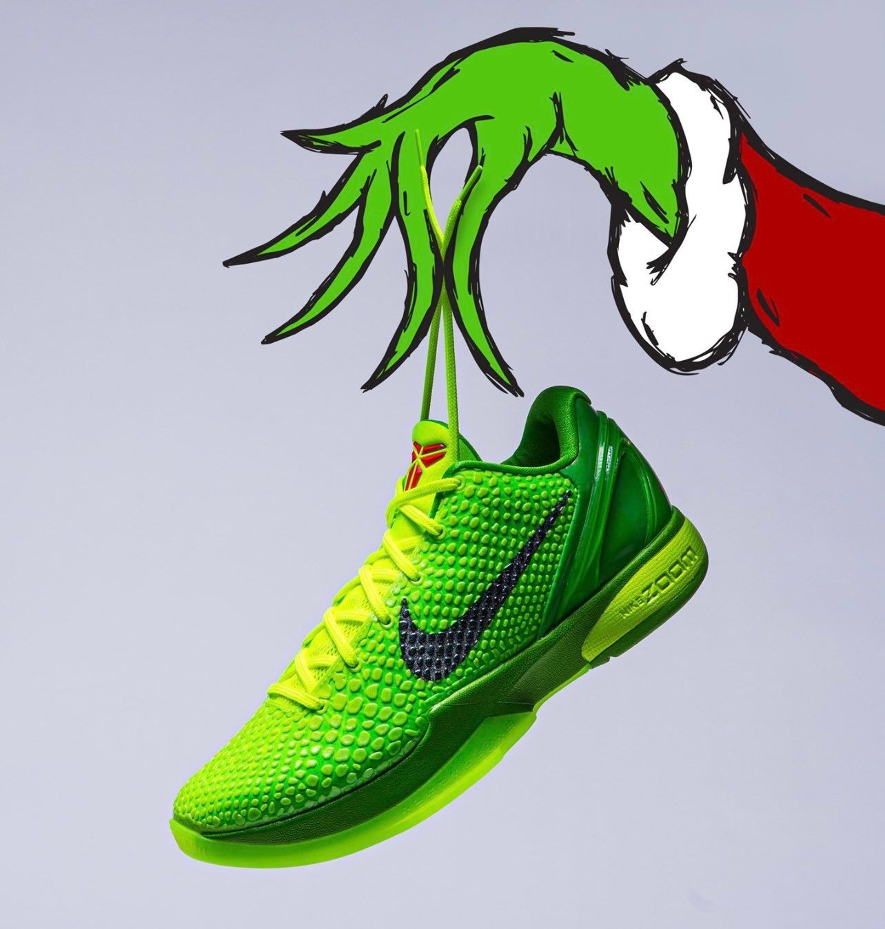 JustFreshKicks at 10AM EST Nike Kobe 6 Protro 'Grinch' => =>