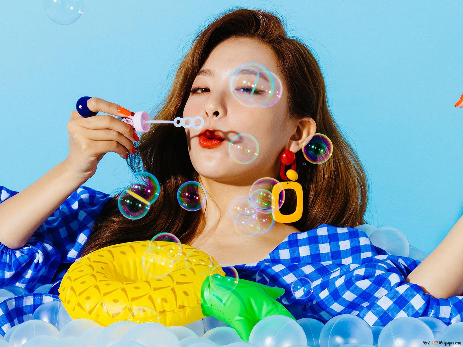 Red Velvet 'Seulgi' in Power Up MV Shoot 4K wallpaper download