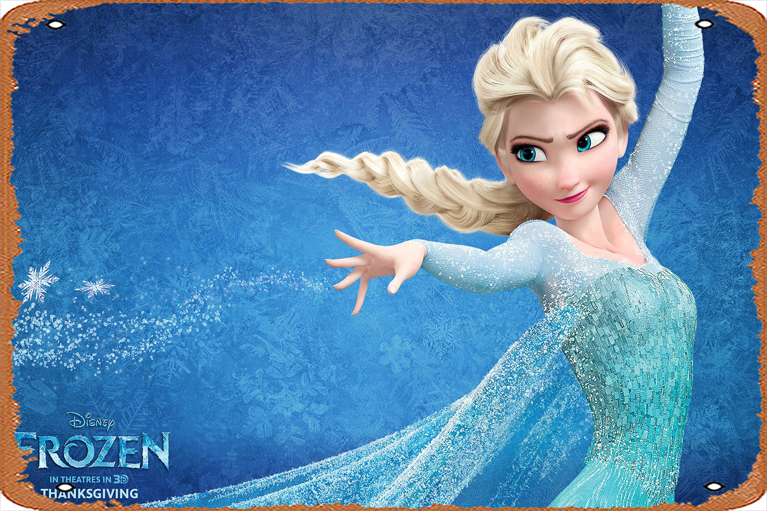 Elsa In Frozen, HD Movies, 4k Wallpaper, Image, Background, Photo and Picture Vintage Funny Garage Man Cave Metal Sign 8 x 12 inches, Home & Kitchen