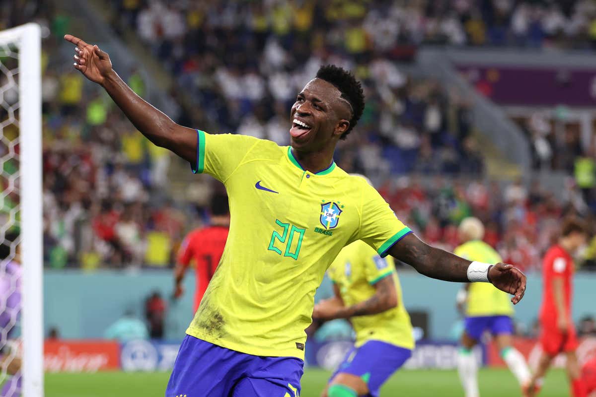 Vinicius Jr credits Real Madrid boss Ancelotti for his success with Brazil at the World Cup
