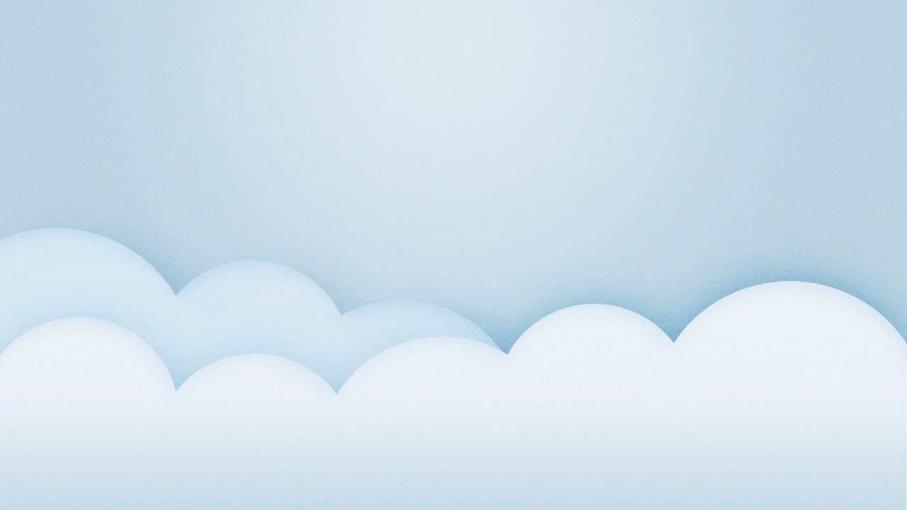 Light Blue Minimalistic Clouds desktop PC and Mac wallpaper