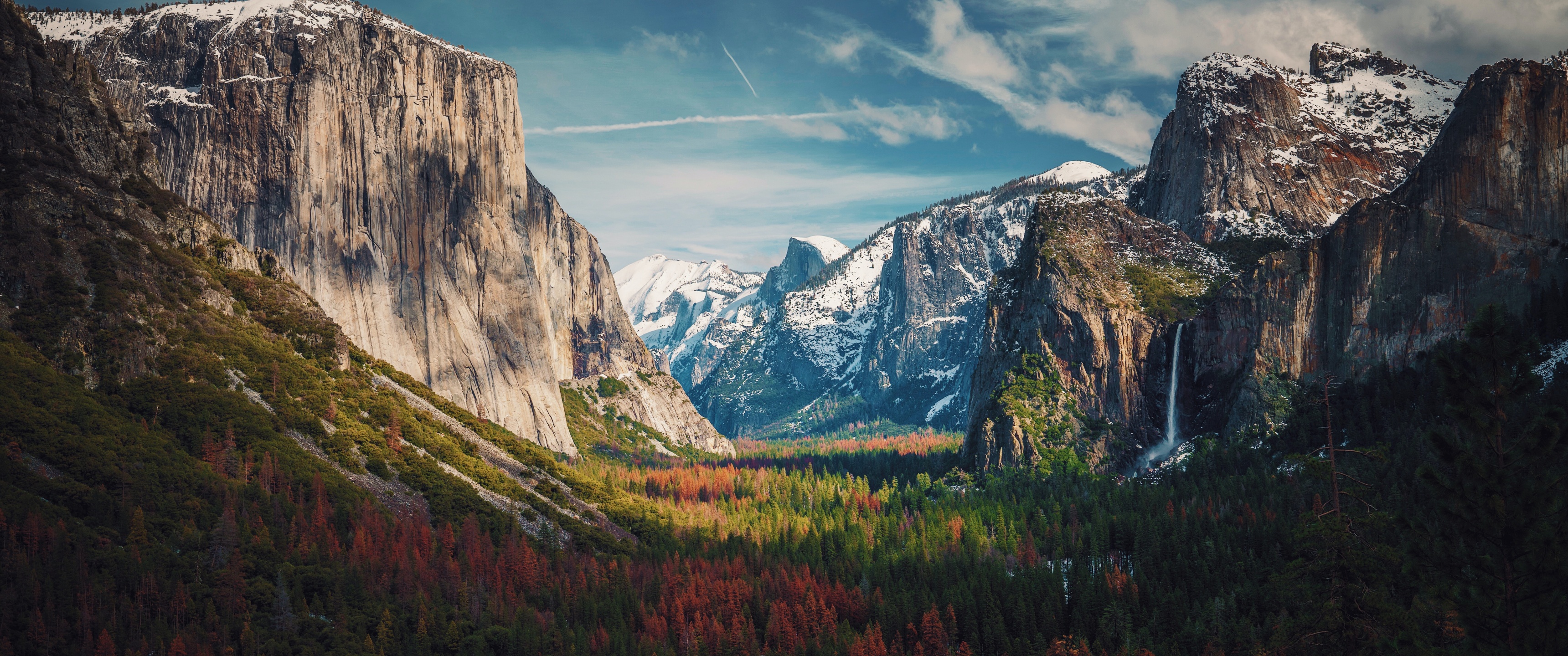 Yosemite Valley Wallpaper 4K, Glacier mountains, Nature
