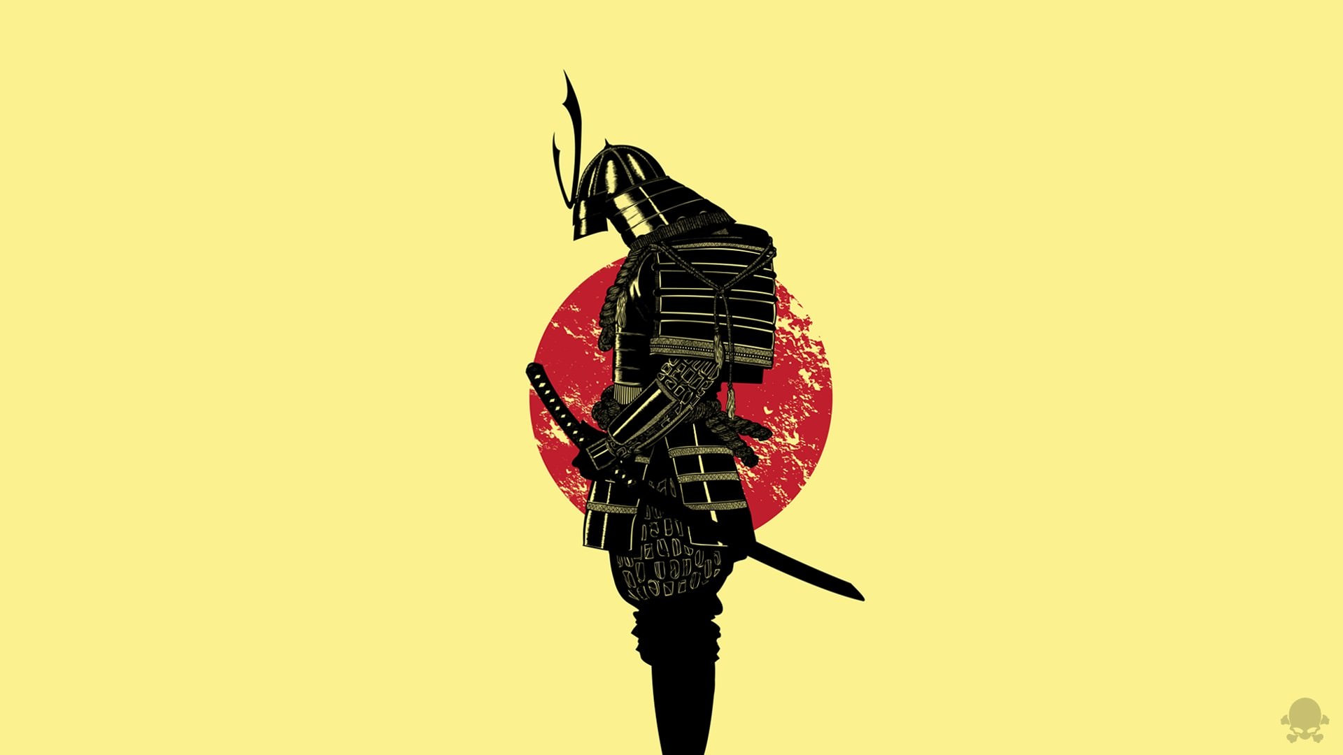 Desktop Wallpaper Black Samurai Warrior, HD Image, Picture, Background, Xiulgc