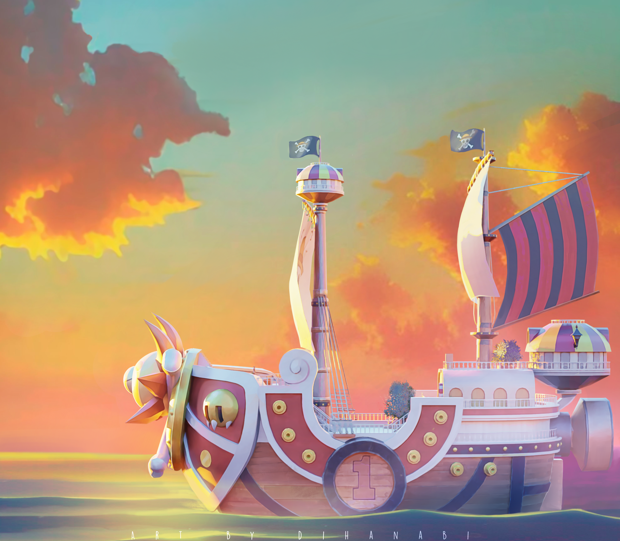 Thousand Sunny HD Wallpaper and Background