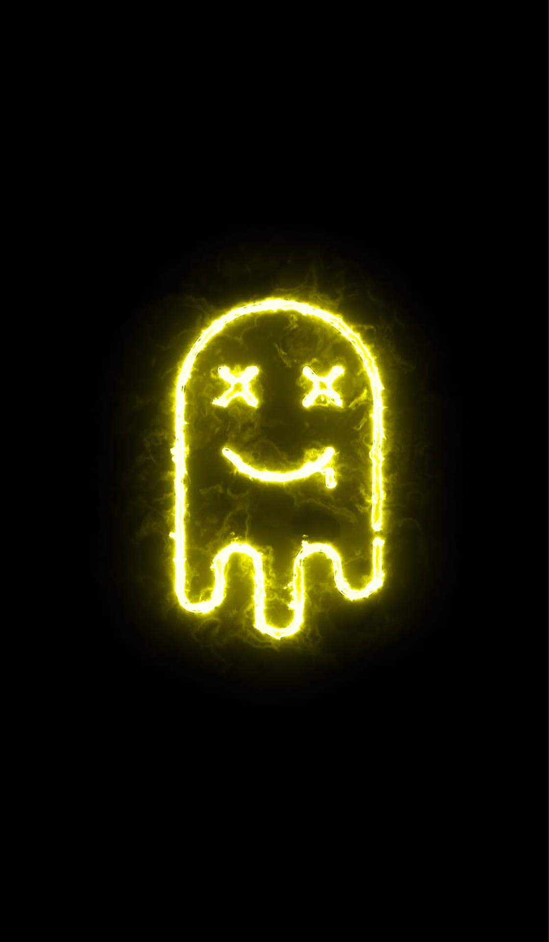 Download Yellow Ghost Led Light Wallpaper