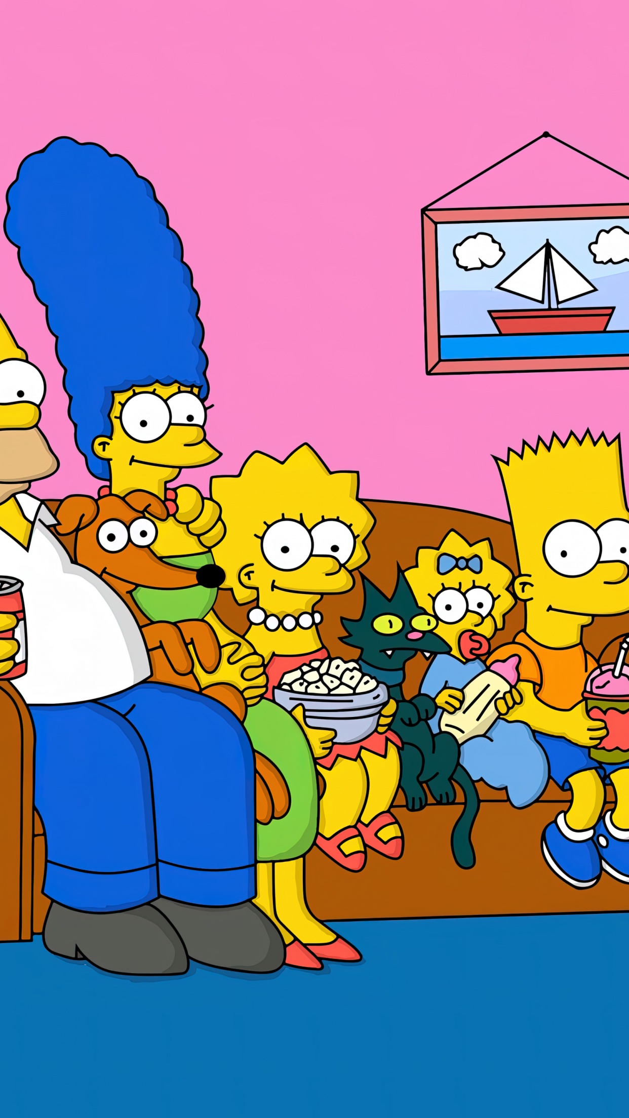 Simpson family Wallpaper 4K, The Simpsons, Movies