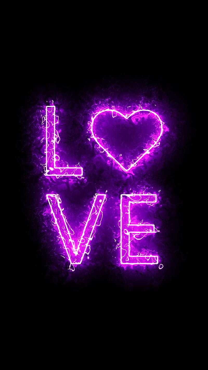 Wallpaper ID 667016  3d dark 1080P purple light heart black heart  digital art free download