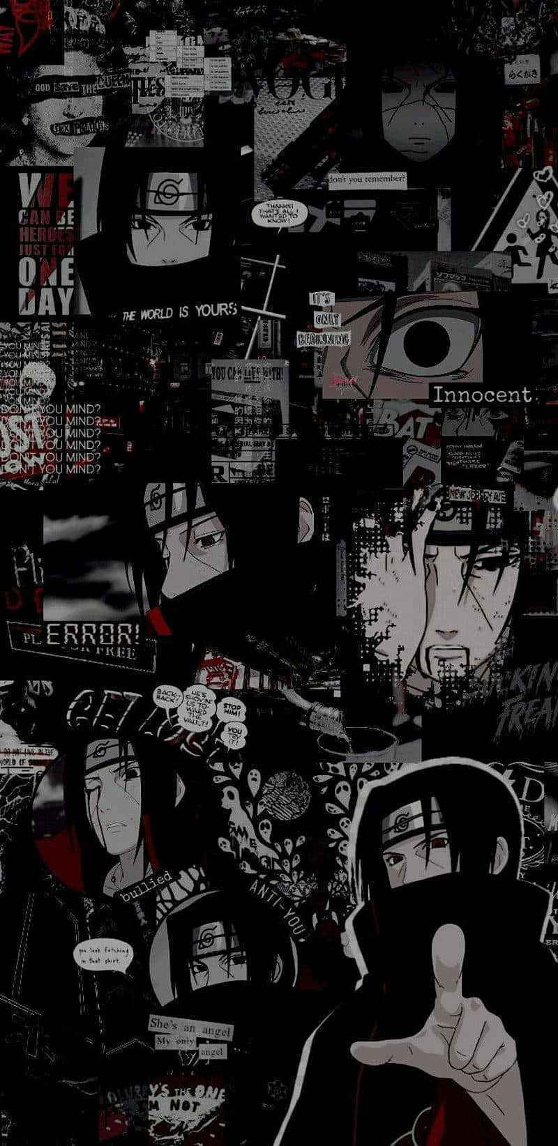 Download Anime Collage Aesthetic Wallpaper