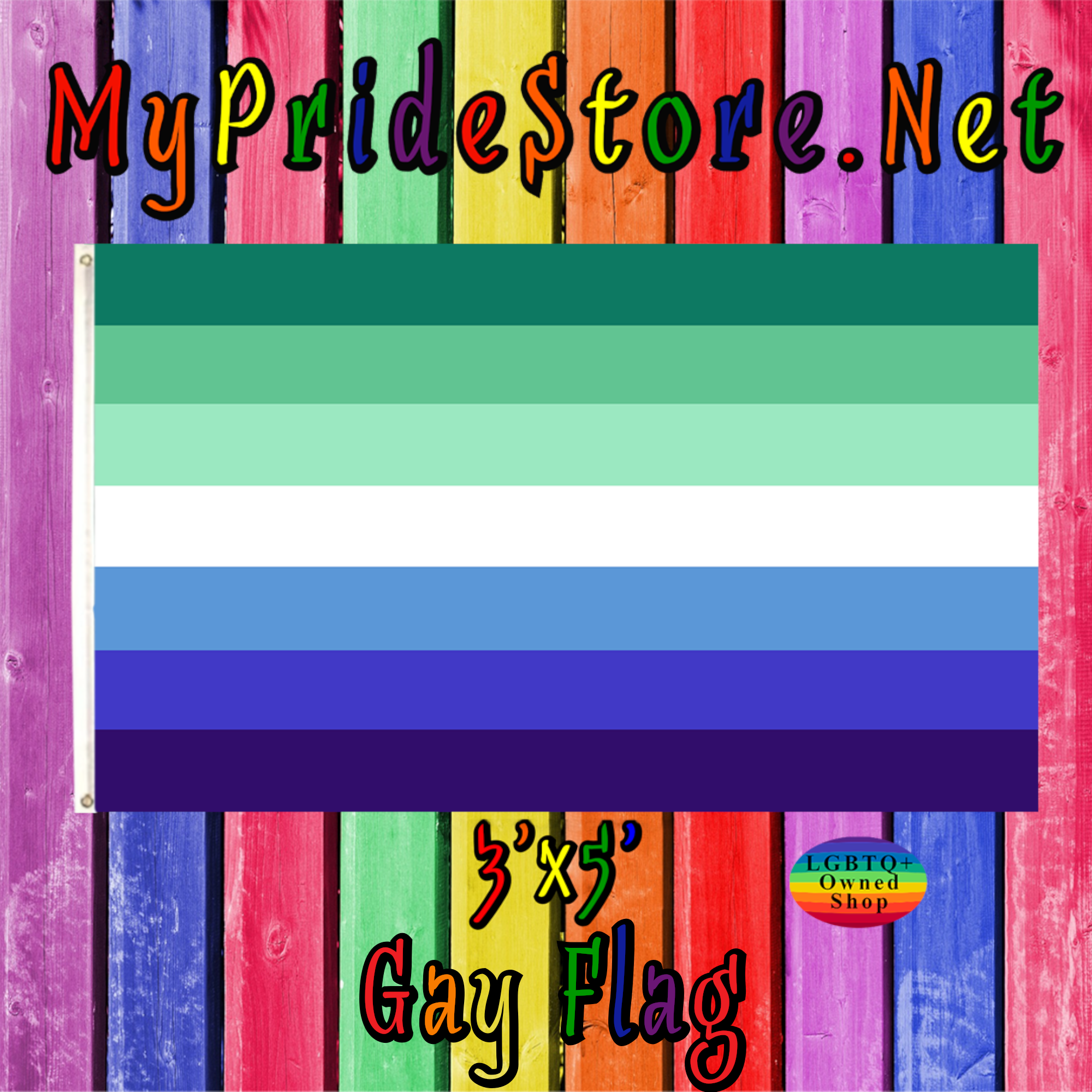 Gay Flag, MLM Flag, Vincian Flag