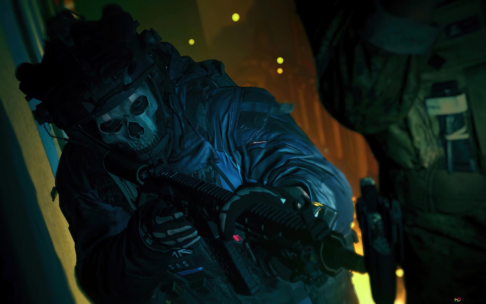 Call of Duty: Modern Warfare 2. Ghost 4K wallpaper download