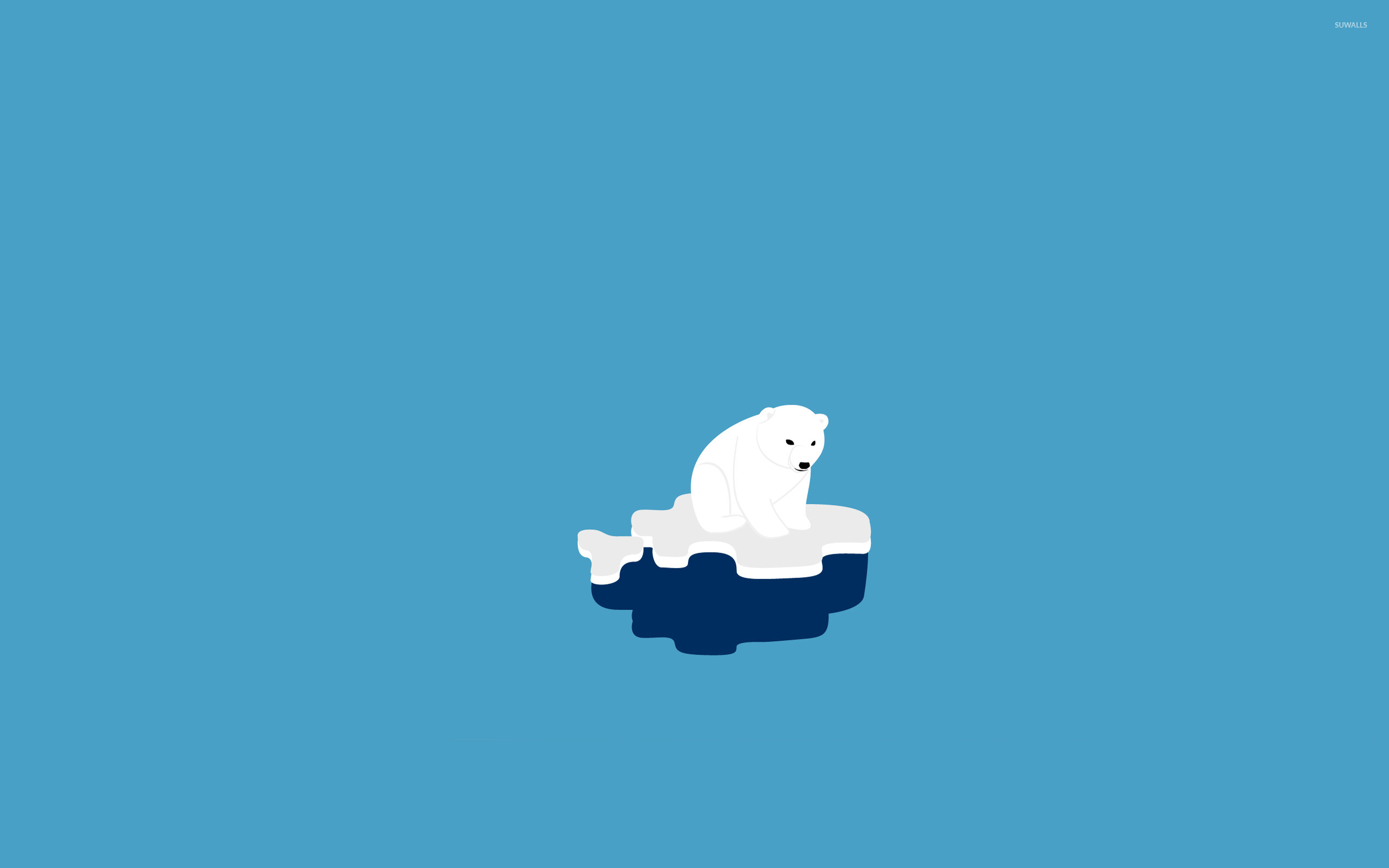 Polar Bear Cartoon Wallpaper