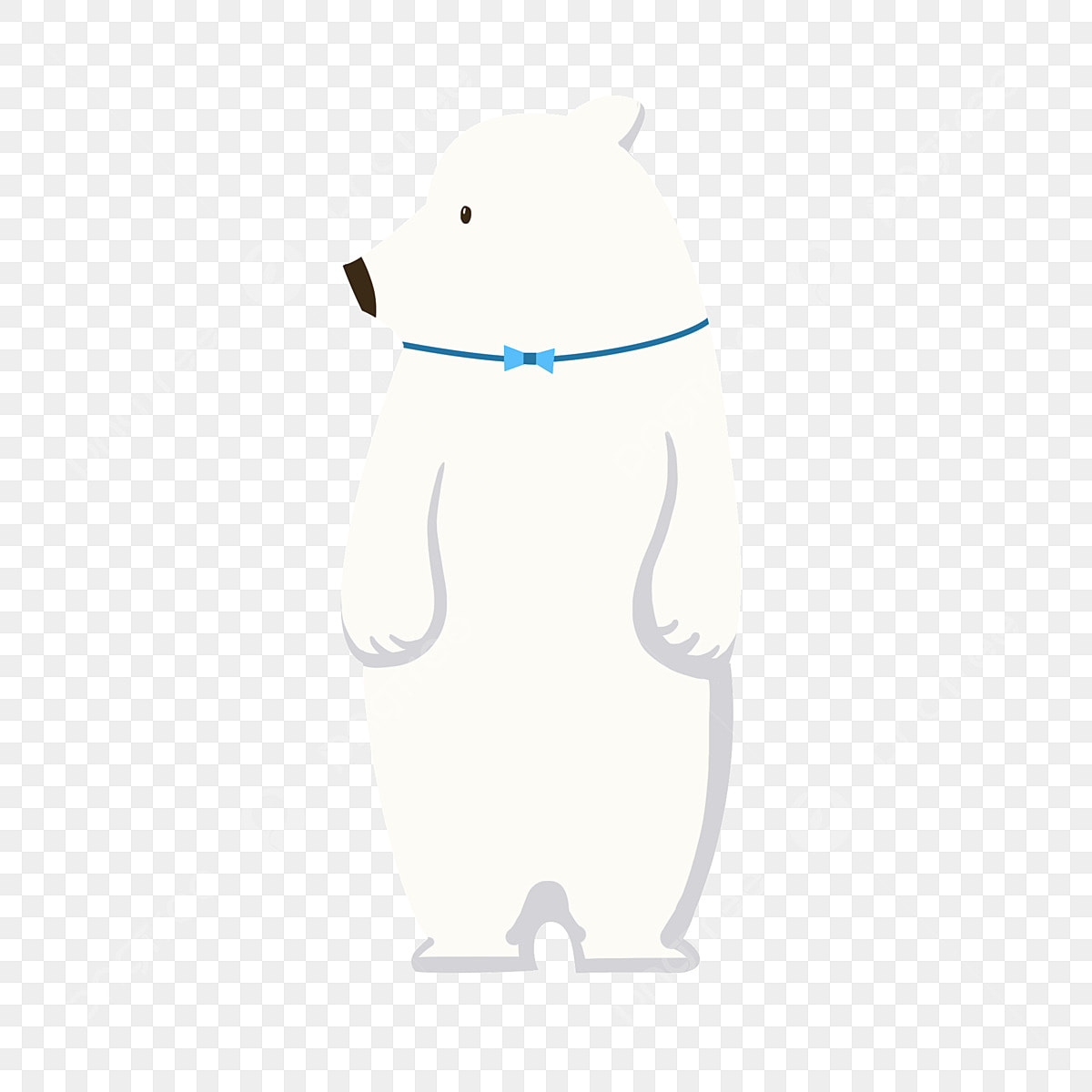 Winter Bear HD Transparent, Polar Bear Winter Winter Big Bear Hand Drawn Big Bear, Cute Big Bear, White Bear, Cute White Bear PNG Image For Free Download