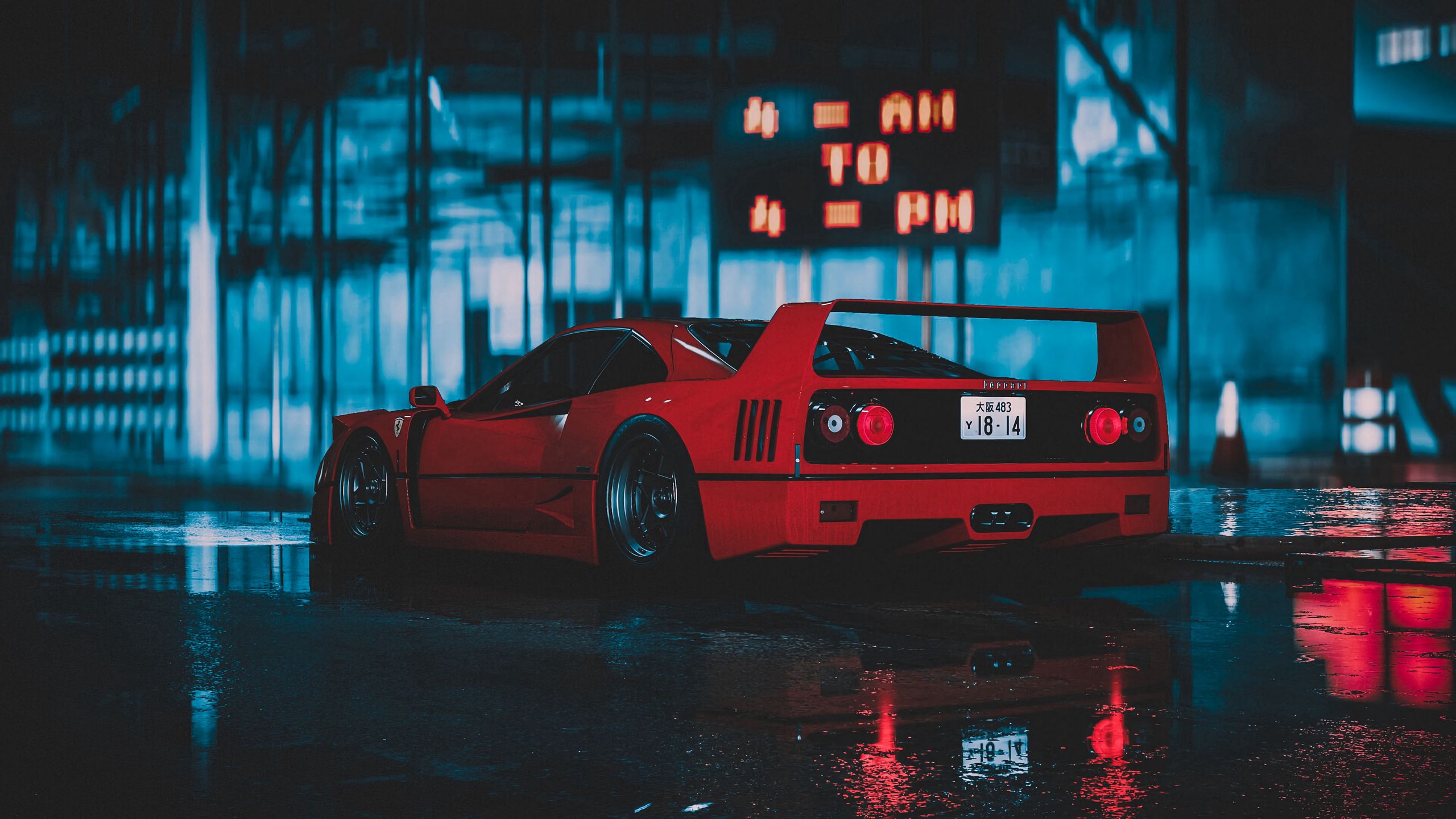 Download wallpaper 2560x1440 ferrari