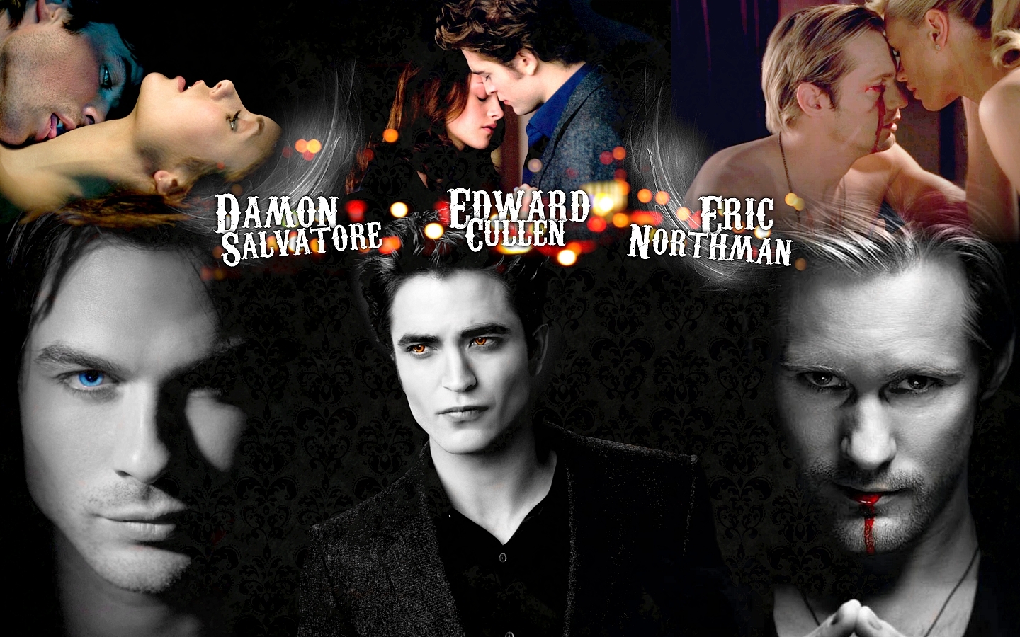 Damon and Elena Wallpaper Vampire Diaries TV Show Wallpaper