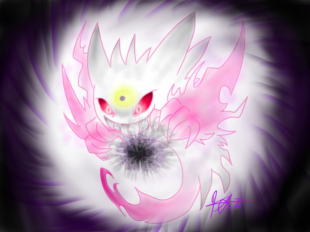 Shiny Mega Gengar by Fishmas on DeviantArt