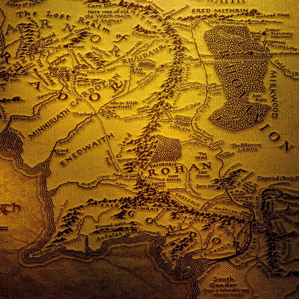 The Realm Of Middle Earth iPad Wallpaper Free Download