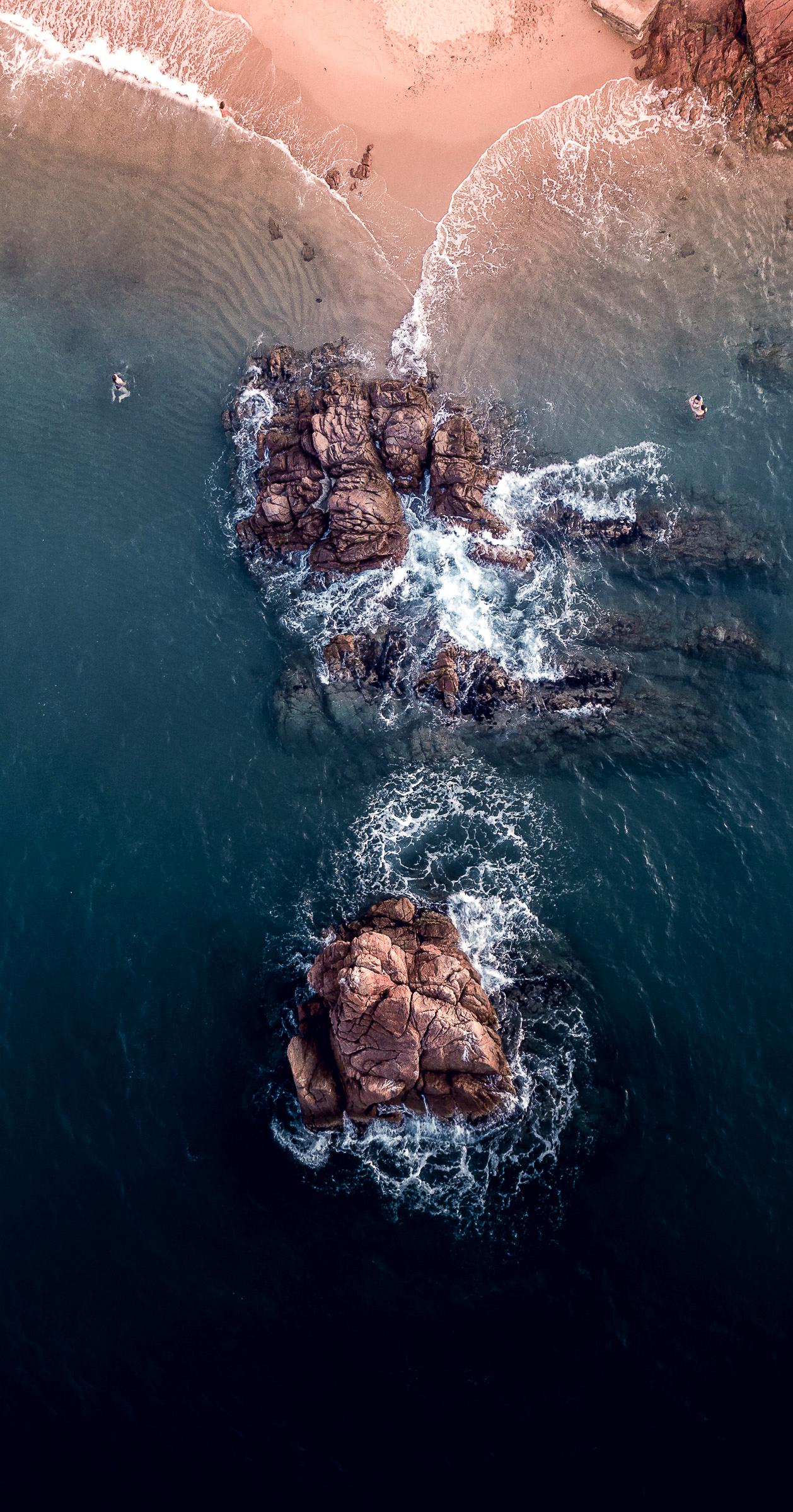 This is my first drone shot over a beach in south france La Bocca